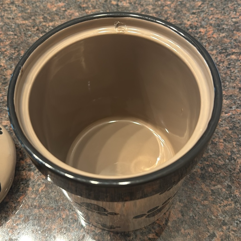 Porcelain dog treat jar - Picture 5 of 12